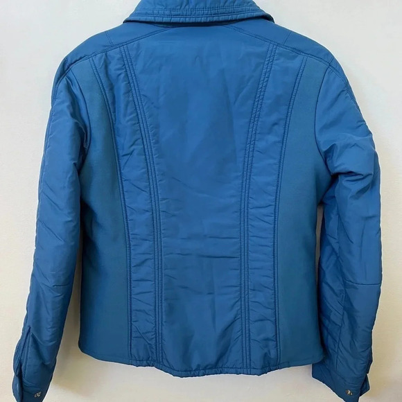 Anba of Austria VNTG 80s/90s size 14 Blue Puffer SKI Jacket Made in Austria - Picture 9 of 15